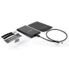 GEMBIRD USB 3.1 2,5 tuuman SATA HDD-kotelo Type-C-liitännällä, harjattu alumiini - musta
