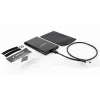 GEMBIRD USB 3.1 2,5 tuuman SATA HDD-kotelo Type-C-liitännällä, harjattu alumiini - musta