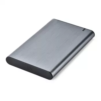 GEMBIRD USB 3.1 2,5 tuuman SATA HDD-kotelo Type-C-liitännällä, harjattu alumiini - harmaa