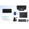 Telakointiasema i-tec USB-C Quattro Display -telakointiasema Power Delivery 85 W