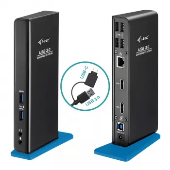 i-tec USB 3.0/USB-C Dual HDMI -telakointiasema