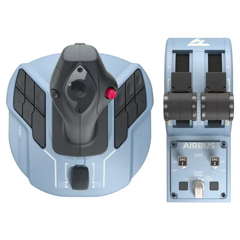 Thrustmaster Airbus Edition musta, sininen USB-joystick analoginen / digitaalinen PC