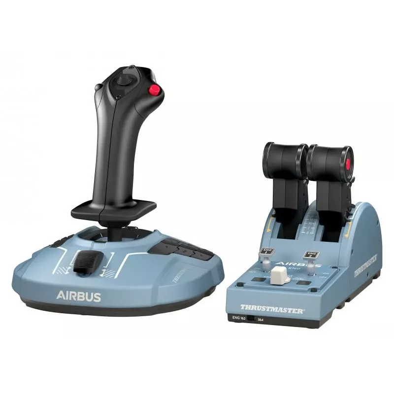 Thrustmaster Airbus Edition musta, sininen USB-joystick analoginen / digitaalinen PC