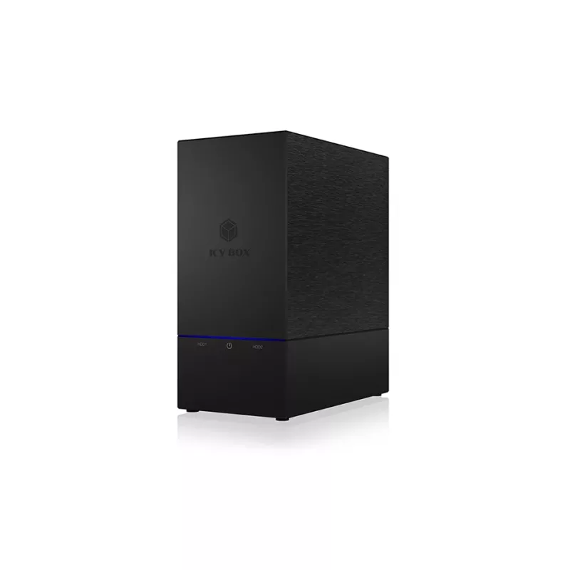 ICY BOX IB-RD3621-C31 kiintolevyteline 0 TB pöytämalli musta