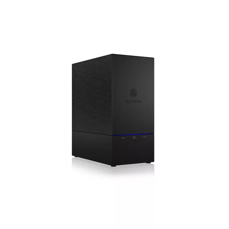 ICY BOX IB-RD3621-C31 kiintolevyteline 0 TB pöytämalli musta