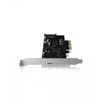 ICY BOX IB-PCI1901-C32 PCIe 3.0 x4 -ohjainkortti, 1x USB-C 3.2 Gen 2x2, musta