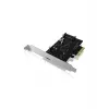 ICY BOX IB-PCI1901-C32 PCIe 3.0 x4 -ohjainkortti, 1x USB-C 3.2 Gen 2x2, musta