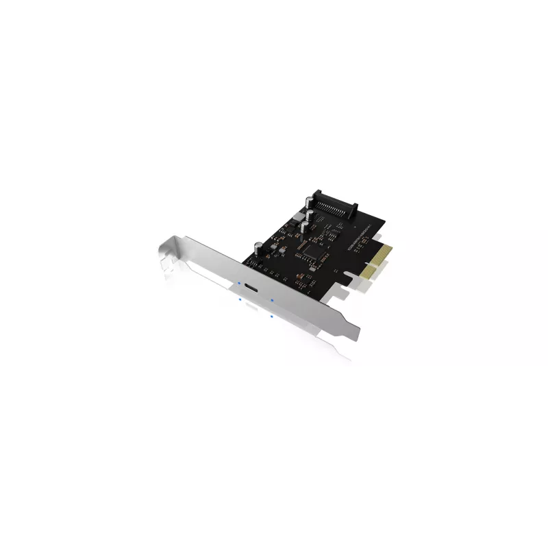 ICY BOX IB-PCI1901-C32 PCIe 3.0 x4 -ohjainkortti, 1x USB-C 3.2 Gen 2x2, musta