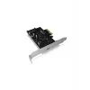 ICY BOX IB-PCI1901-C32 PCIe 3.0 x4 -ohjainkortti, 1x USB-C 3.2 Gen 2x2, musta