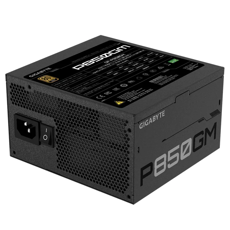 GIGABYTE P850GM virtalähde 850 W 20+4 pin ATX ATX musta