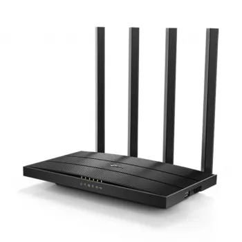 TP-Link Archer C6U WLAN-reititin Gigabit Ethernet Dualband (2,4 GHz / 5 GHz) musta