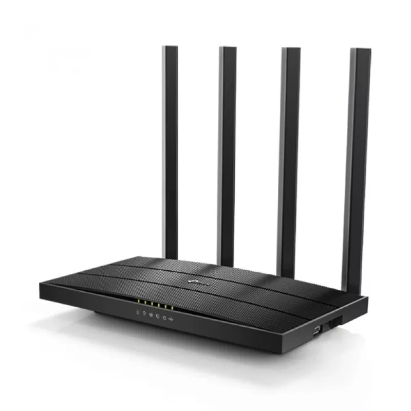 TP-Link Archer C6U WLAN-reititin Gigabit Ethernet Dualband (2,4 GHz / 5 GHz) musta