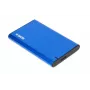 HDD/SSD-kotelo IBOX HD-05 — 2,5 tuumaa SATA III, USB 3.2 Gen 1 (Micro-USB B), jopa 10 TB, sininen