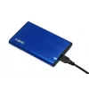 HDD/SSD-kotelo IBOX HD-05 — 2,5 tuumaa SATA III, USB 3.2 Gen 1 (Micro-USB B), jopa 10 TB, sininen