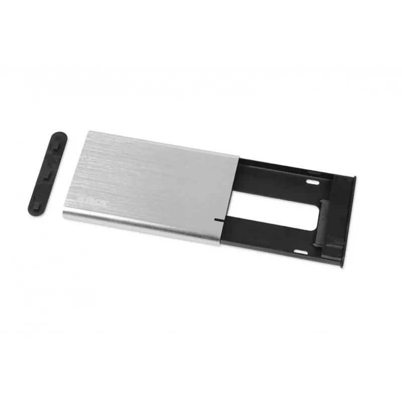 HDD/SSD-kotelo IBOX HD-05 — 2,5 tuumaa SATA III, USB 3.2 Gen 1 (5 Gbit/s), Micro-USB B, jopa 10 TB, harmaa