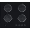 Whirlpool AKT 616/NB musta kalusteisiin asennettava kaasuliesi 60 cm 4 keittoaluetta