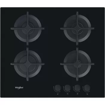 Whirlpool AKT 616/NB musta kalusteisiin asennettava kaasuliesi 60 cm 4 keittoaluetta
