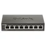 D-Link DGS-1100-08V2 Managed L2 Gigabit Ethernet (10/100/1000) musta