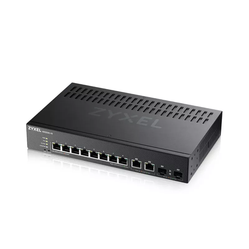 Zyxel GS2220-10-EU0101F verkkokytkin hallittava L2 Gigabit Ethernet (10/100/1000) musta