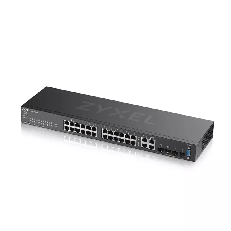 Zyxel GS2220-28-EU0101F verkkokytkin hallittava L2 Gigabit Ethernet (10/100/1000) musta