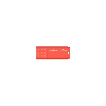 USB-muistitikku GOODRAM UME3 128 GB USB Type-A 3.2 Gen 1, oranssi, ilman suojusta, 60/20 MB/s