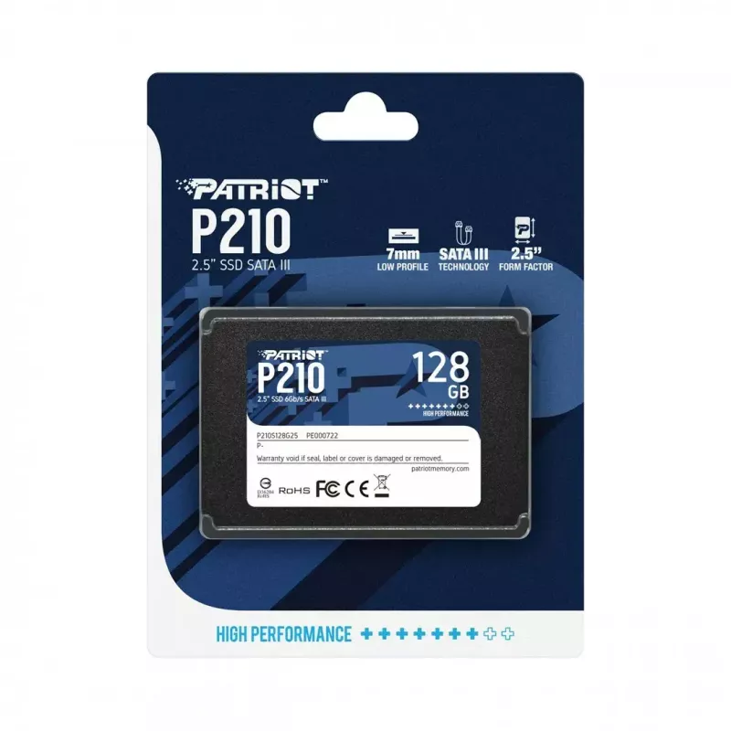 Patriot Memory P210 2,5 tuuman 128GB Serial ATA III 450/350 MB/s