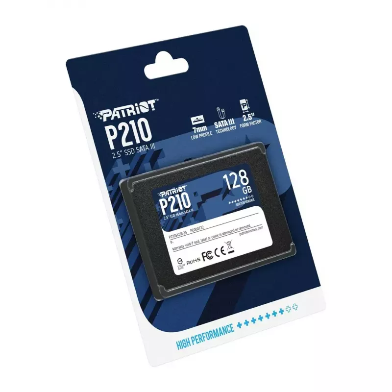 Patriot Memory P210 2,5 tuuman 128GB Serial ATA III 450/350 MB/s