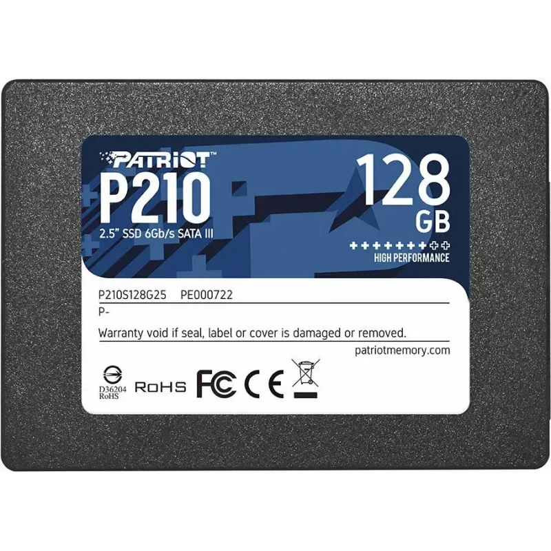 Patriot Memory P210 2,5 tuuman 128GB Serial ATA III 450/350 MB/s