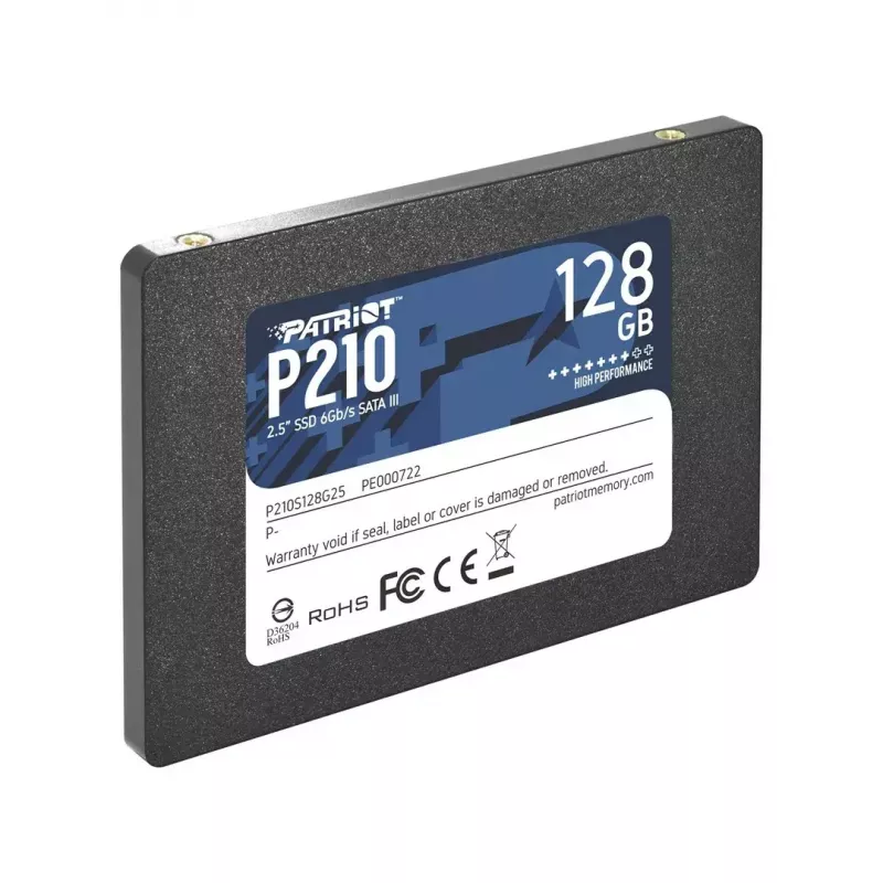 Patriot Memory P210 2,5 tuuman 128GB Serial ATA III 450/350 MB/s