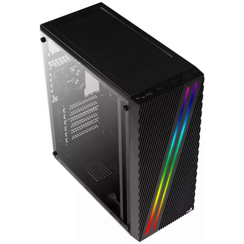 Aerocool Streak Midi Tower musta