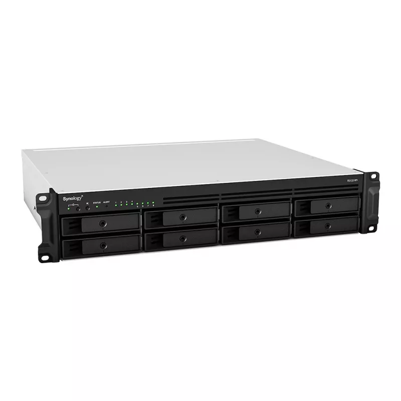 SYNOLOGY Rack Station RS1221RP+ 2U 8-paikkainen NAS-palvelin barebone