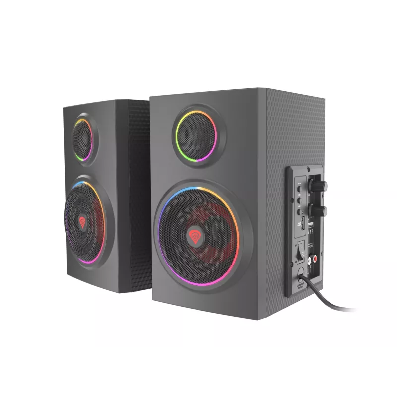 GENESIS Helium 300 BT kaiutinsarja 24 W PC/kannettava musta 2.0 kanavaa 2-tie Bluetooth