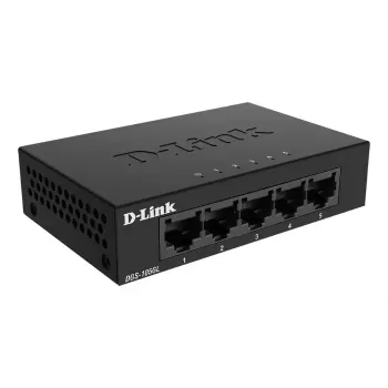 D-Link DGS-105GL/E verkkokytkin hallitsematon Gigabit Ethernet (10/100/1000) musta