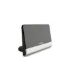 Philips digi-TV-antenni SDV6222/12, musta, hopea, 48 dBi, FM, UHF, VHF, 1.8 m, 210 x 100 x 140 mm, koaksiaali