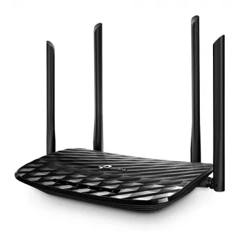 TP-Link AC1200 langaton reititin Gigabit Ethernet Dualband (2,4 GHz / 5 GHz) musta