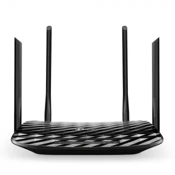 TP-Link AC1200 langaton reititin Gigabit Ethernet Dualband (2,4 GHz / 5 GHz) musta