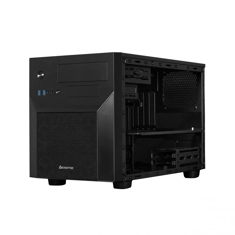 Chieftec CI-02B-OP tietokonekotelo Cube musta