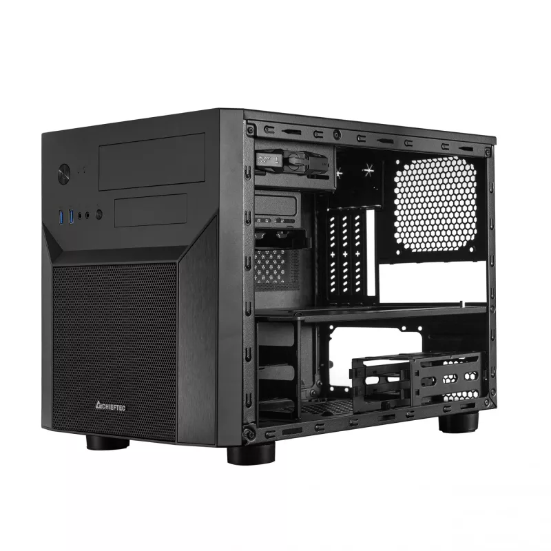 Chieftec CI-02B-OP tietokonekotelo Cube musta