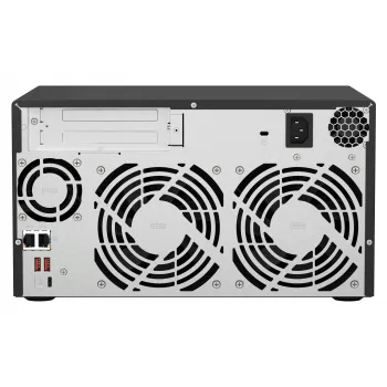 QNAP TS-873A NAS Tower Ryzen Embedded V1500B 8 GB DDR4 0 TB QNAP Turbo System musta