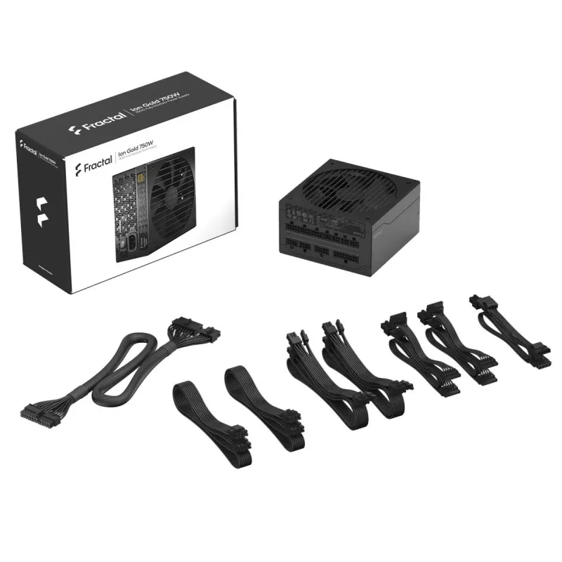 Fractal Design Ion+ 750W Gold virtalähde 24-pin ATX ATX musta