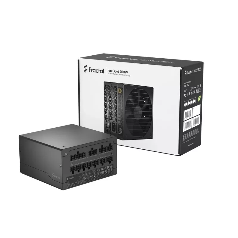 Fractal Design Ion+ 750W Gold virtalähde 24-pin ATX ATX musta