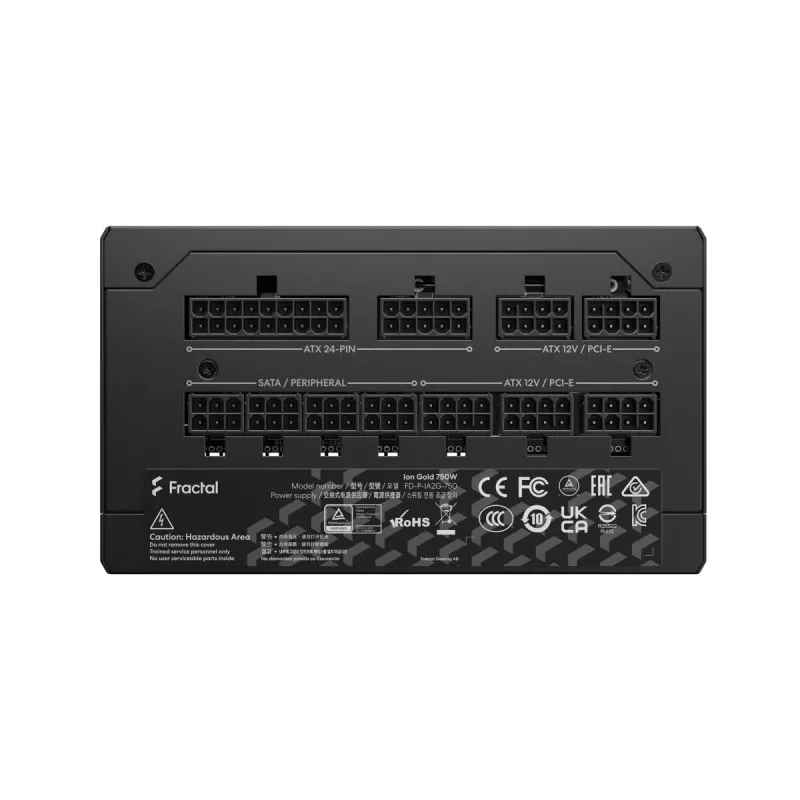 Fractal Design Ion+ 750W Gold virtalähde 24-pin ATX ATX musta