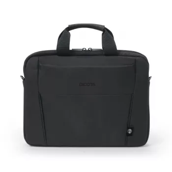DICOTA Eco ohut Case Base - 13-14,1 tuuman kannettavatietokonekotelo - musta / 300d RPET polyesteri
