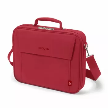 DICOTA Eco Multi Base - 14-15,6 tuuman kannettavatietokonelaukku - punainen / 300d RPET polyesteri
