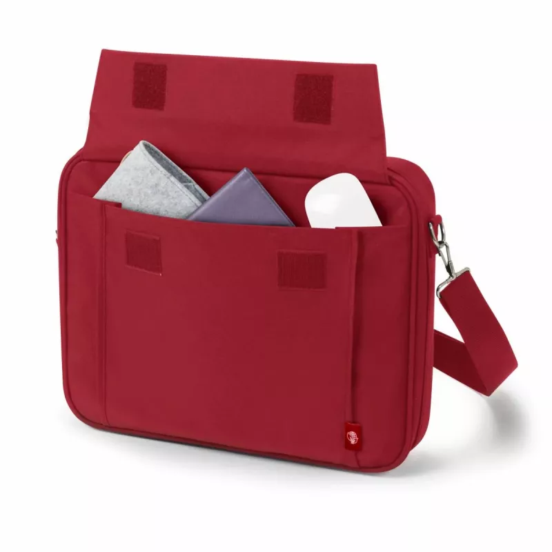DICOTA Eco Multi Base - 14-15,6 tuuman kannettavatietokonelaukku - punainen / 300d RPET polyesteri