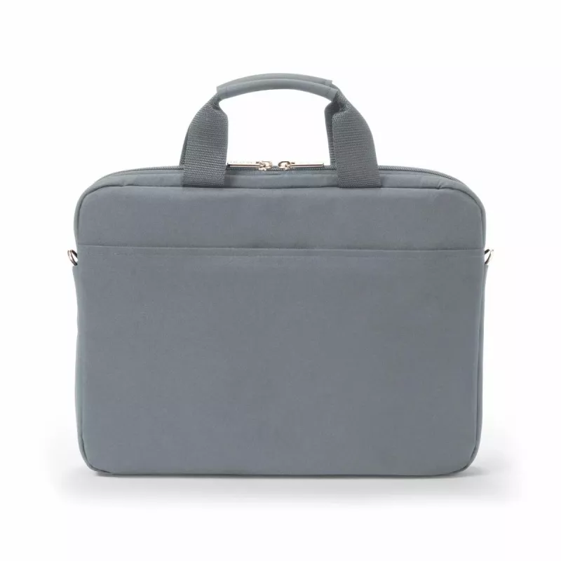 DICOTA Eco ohut Case Base – 13–14,1 tuuman kannettavatietokonelaukku – harmaa / 300d RPET polyesteri