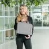 DICOTA Eco ohut Case Base – 13–14,1 tuuman kannettavatietokonelaukku – harmaa / 300d RPET polyesteri