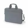 DICOTA Eco ohut Case Base – 13–14,1 tuuman kannettavatietokonelaukku – harmaa / 300d RPET polyesteri