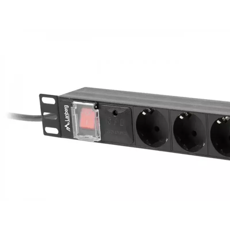 Virranjakoyksikkö PDU Lanberg PDU-08F-0200-BK