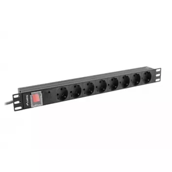 Virranjakoyksikkö PDU Lanberg PDU-08F-0200-BK